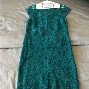 Free People Knee Length Laced Dress